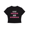 Women's Crewneck Crop T-Shirt