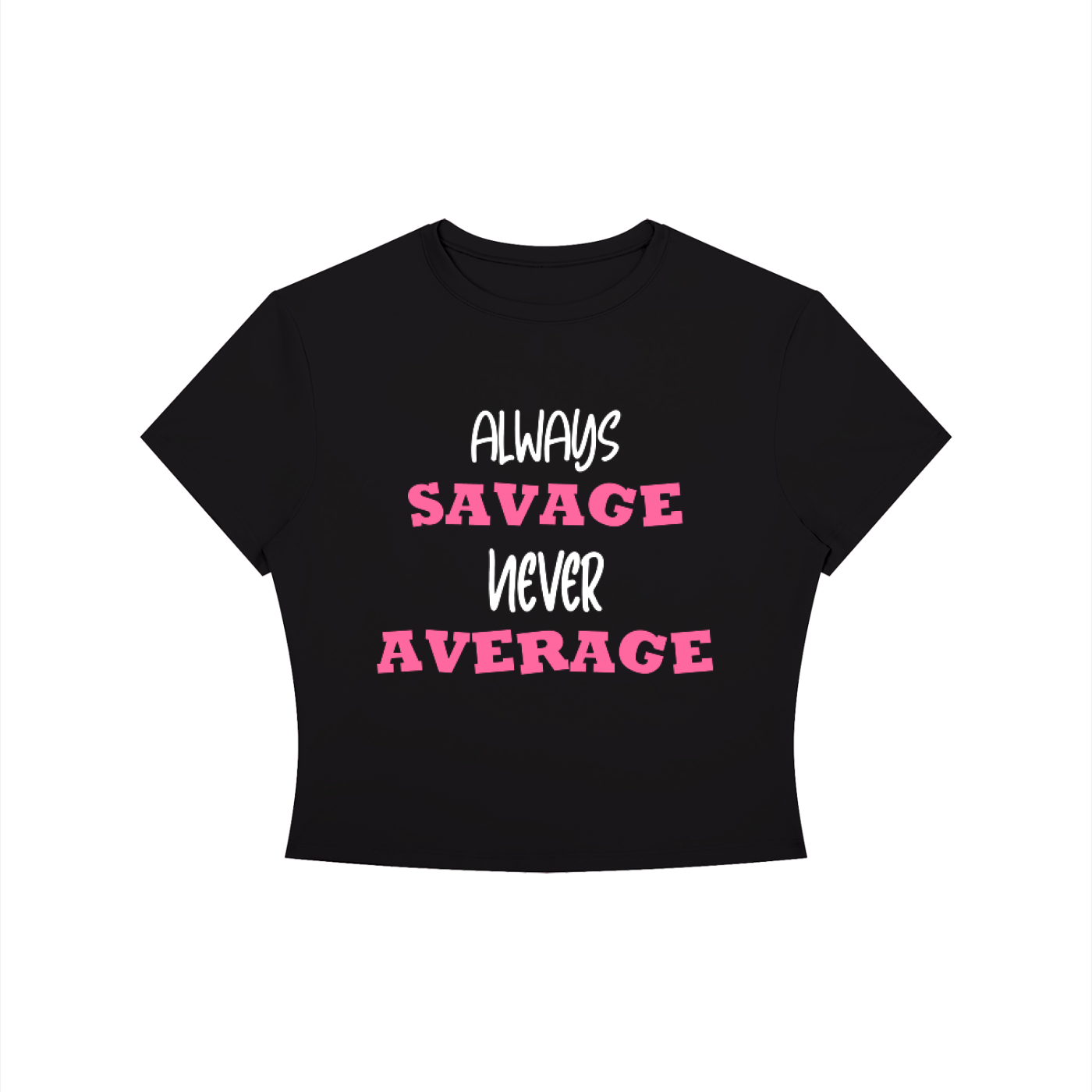 Women's Crewneck Crop T-Shirt