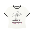 Women’s Color Block Crop T-Shirt