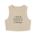 Women's Tight Crewneck Crop Tank Top