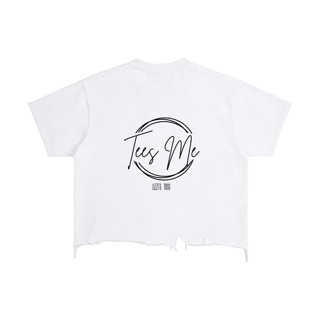 Vintage Wash Boxy Distressed Hem T-Shirt