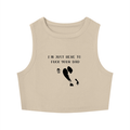 Women's Tight Crewneck Crop Tank Top